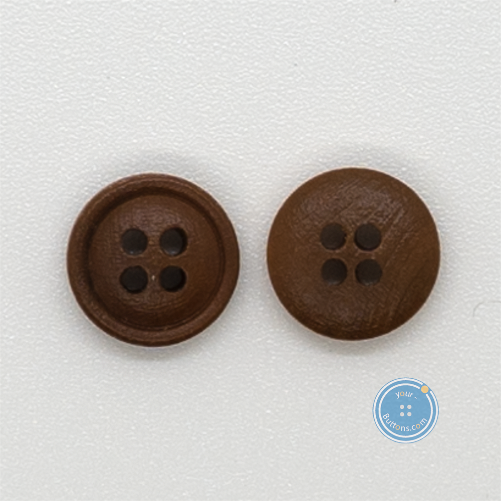 (3 pieces set) 10mm Wood button