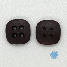 Load image into Gallery viewer, (3 pieces set) 12mm Square Wood button
