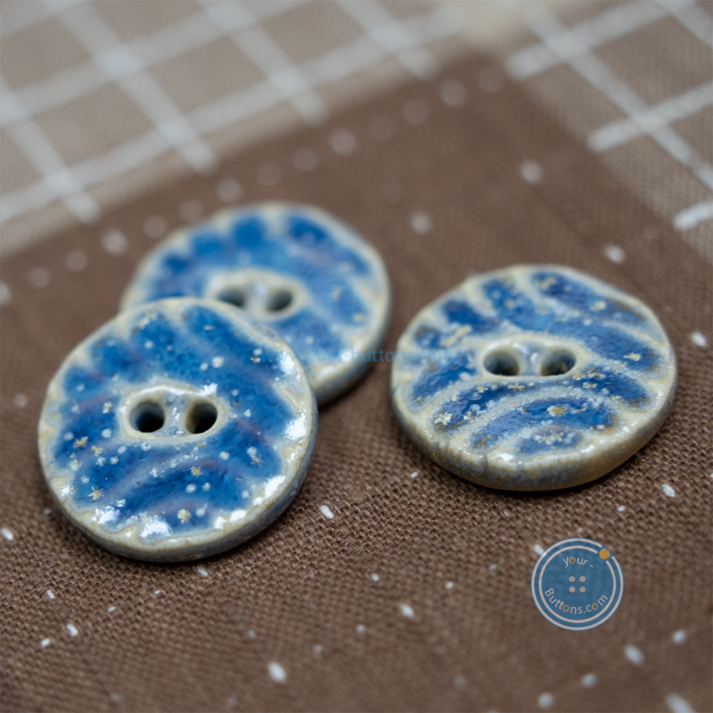 Ceramic Button Round Buttons Handmade Button Porcelain Buttons