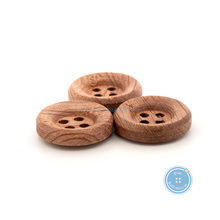 Load image into Gallery viewer, (3 pieces set) 18mm Round rim - Wooden Button
