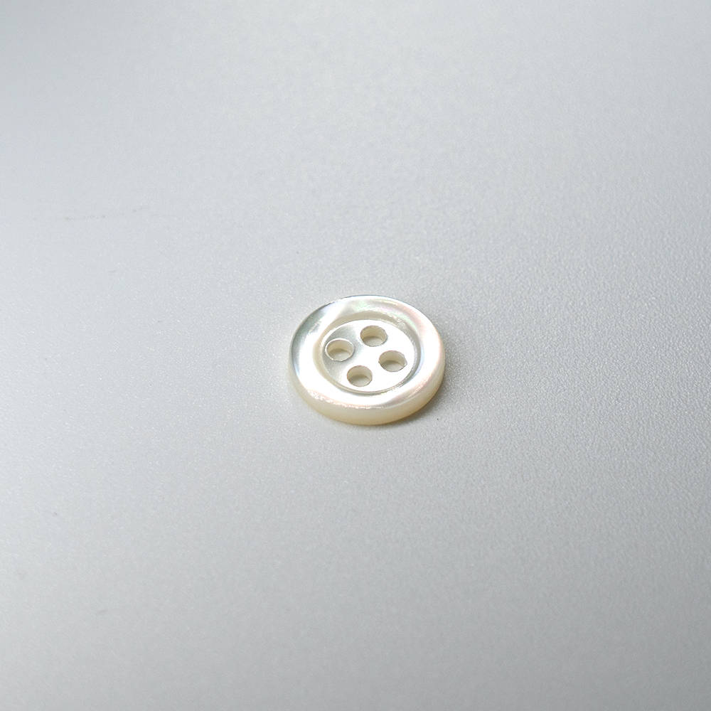 (3 pieces set) 12.5mm Takase Shell Bleach White
