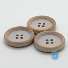 Load image into Gallery viewer, (3 pieces set) 25mm Wood button
