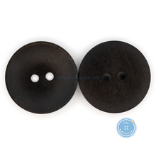 Load image into Gallery viewer, (3 pieces set) 35mm Huge DTM Dark Brown Wooden Button
