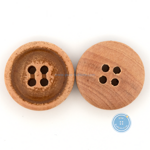 (3 pieces set) 20mm Destressed Wooden Button