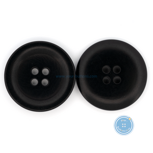 (3 pieces set) 25mm Black Corozo Button