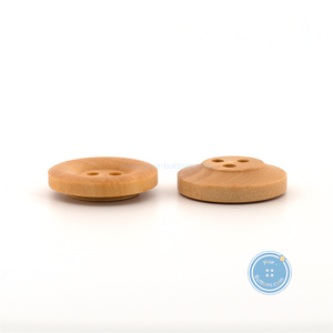 (3 pieces set) 15mm & 18mm Wooden Button with 3-hole