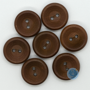 (3 pieces set) 17mm Wood button with pattern