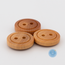 Load image into Gallery viewer, (3 pieces set) 10mm Natural Wooden Button
