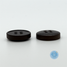 Load image into Gallery viewer, (3 pieces set) 15mm Dark Brown Wood button
