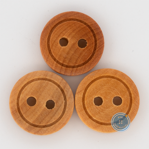 (3 pieces set) 10mm Natural Wooden Button