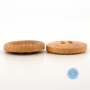 (3 pieces set) 19mm Wooden Button with laser