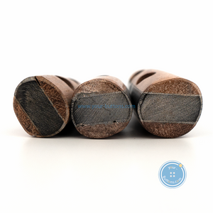 (1 piece set) 50mm Hand-Made Wooden and Horn inlay button