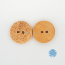 Load image into Gallery viewer, (3 pieces set) 20mm Laser Wooden Button
