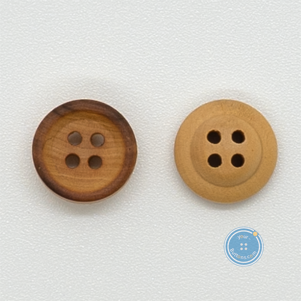 (3 pieces set) 12mm Wood button