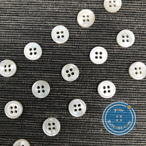 (3 pieces set) 9mm,10mm & 11.5mm Special Thickness:3mm mother of pearl best shirt button