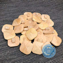 Load image into Gallery viewer, (3 pieces set) Wooden Shank button Square
