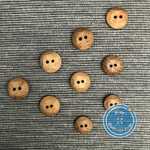(3 pieces set) 4 hole stylish wood button
