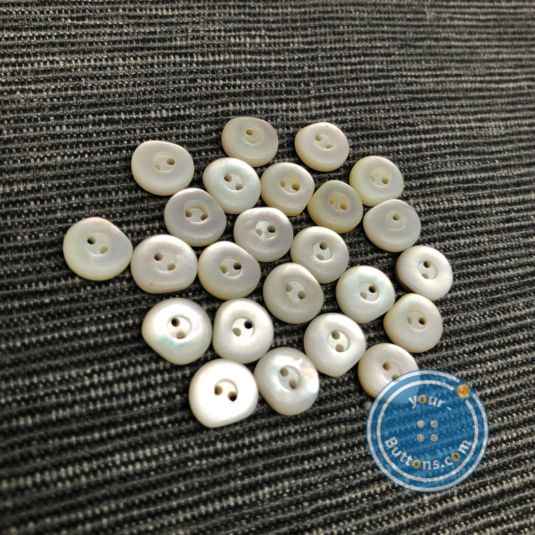 (3 pieces set) 8mm Tiny Mother of Pearl with irregular shape