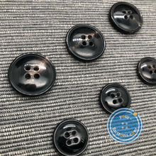 Load image into Gallery viewer, (3 pieces set)15mm &amp; 20mm 4hole horn suit button doom with small rim special thread hole
