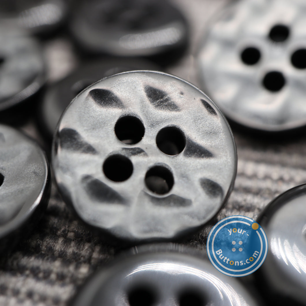 (3 pieces set) 9mm,10mm & 11.5mm Black manhattan button