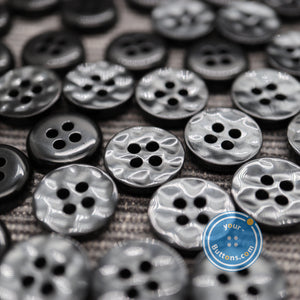 (3 pieces set) 9mm,10mm & 11.5mm Black manhattan button