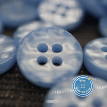 Load image into Gallery viewer, (3 pieces set) 9mm,10mm &amp; 11.5mm Sky blue manhattan button
