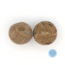 Load image into Gallery viewer, (3 pieces set) 15mm &amp; 21mm Real Leather Shank Button with distressed
