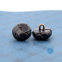 Load image into Gallery viewer, (3 pieces set) 15mm &amp; 19mm Real Leather Shank Button in Deep Indigo
