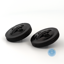 Load image into Gallery viewer, (3 pieces set) 32mm Real leather Button - Black
