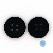 Load image into Gallery viewer, (3 pieces set) 22mm Real leather Button - Black
