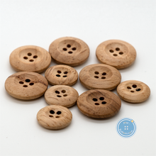 Load image into Gallery viewer, (3 pieces set) 19mm &amp; 15mm Acacia Wooden Button
