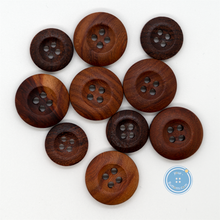 Load image into Gallery viewer, (3 pieces set) 19mm &amp; 15mm Rosewood Button
