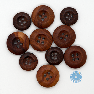 (3 pieces set) 19mm & 15mm Rosewood Button