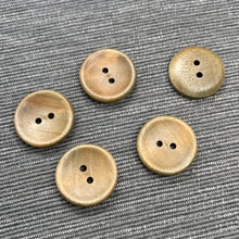 Load image into Gallery viewer, (3 pieces set) 23mm wooden button vintage
