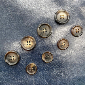 (3 pieces set)15mm & 20mm Real Horn Button for Suit