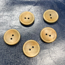 Load image into Gallery viewer, (3 pieces set) 23mm wooden button vintage
