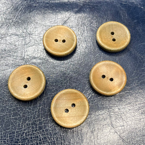 (3 pieces set) 23mm wooden button vintage