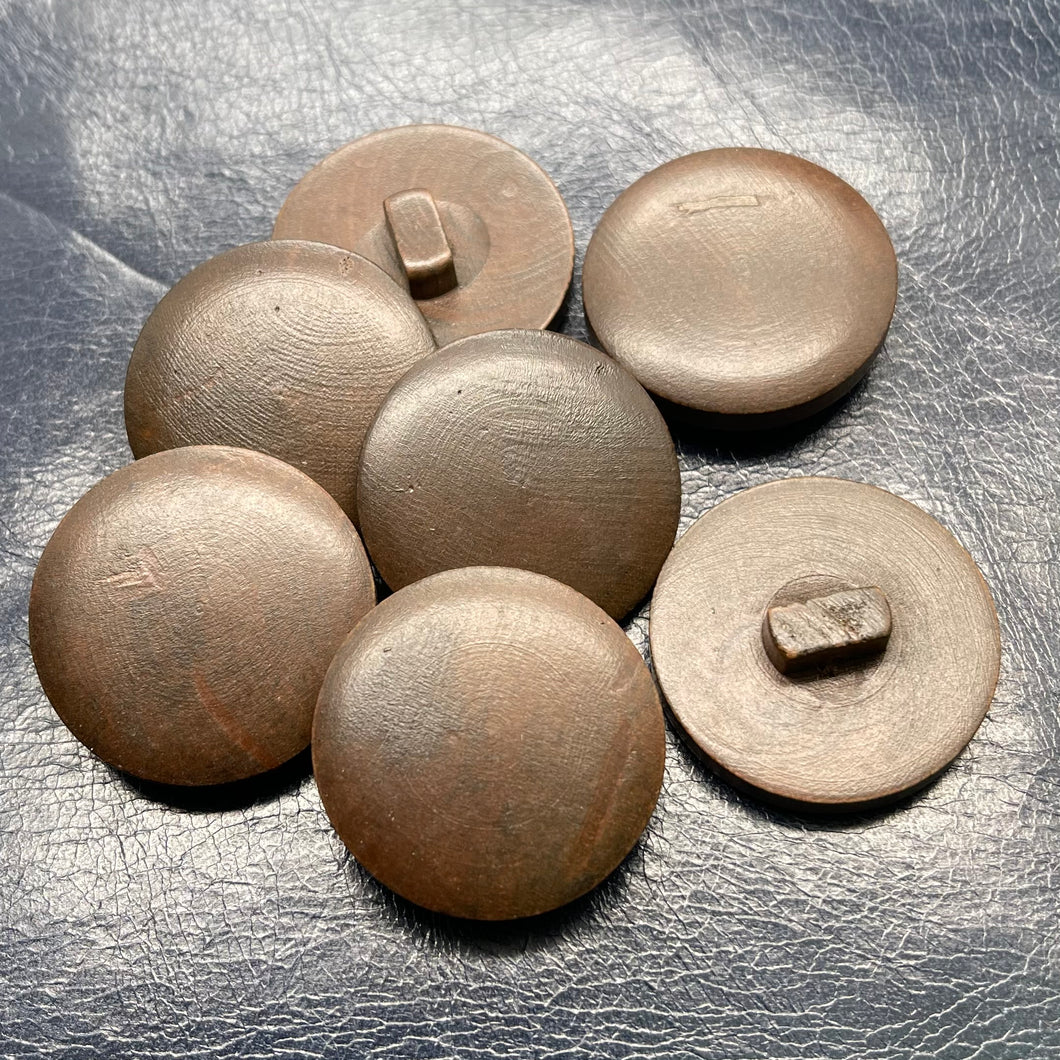 (3 pieces set) 32mm Wooden Shank Button