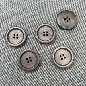 (3pcs set) 28mm Wooden Button
