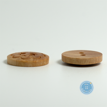 Load image into Gallery viewer, (3 pieces set) 10mm,11.5mm &amp; 15mm Pattern wood button
