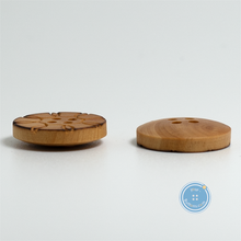 Load image into Gallery viewer, (3 pieces set) 15mm &amp; 18mm Pattern wood button
