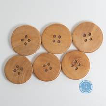 Load image into Gallery viewer, (3 pieces set) 28mm &amp; 30mm Round wood button
