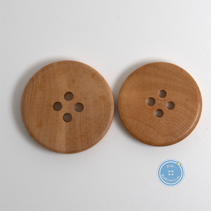 (3 pieces set) 28mm & 30mm Round wood button