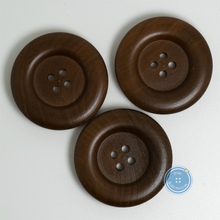 Load image into Gallery viewer, (3 pieces set) 32mm Wood button
