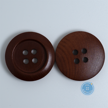 Load image into Gallery viewer, (3 pieces set) 32mm big hole Wood button
